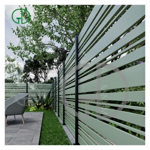 GD Custom polvere rivestita in alluminio bianco pannelli di recinzione <span class=keywords><strong>taglio</strong></span> <span class=keywords><strong>Laser</strong></span> reticolo guida elegante Jardin Garten Zaun o Cloture Jardin - Product Image 2