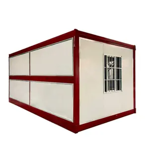 Quick Installation Foldable Container House For Living And Easy Movable Folding Prefab House Factory Provide