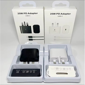 อะแดปเตอร์ชาร์จเร็ว 25W Type-C PD หัวปลั๊กแบบ UK US EU สำหรับ Samsung Galaxy ใช้ได้กับ Samsung S26 S25 S24 S23 - Product Image 1