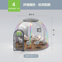 Tente extérieure à bulles transparente pour hôtels, conception géodésique moderne, Igloo Dome House