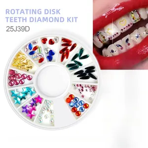 Kit de Decoración Dental con Cristales BXA DIY, Gemas para Dientes con Color Brillante, Juego de Brocas Acrílicas para Dientes, 1 Juego - Product Image 2