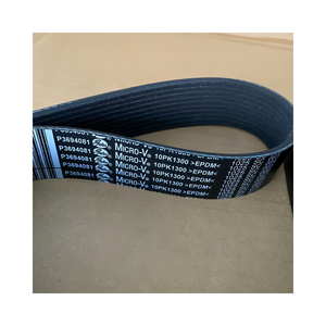 DCEC hoogwaardige motorventilatorriemen voor Foton QSG X11/X12/X13 graafmachines & bussen - Multi-V riem 3694081 (6 maanden garantie) - Product Image 3