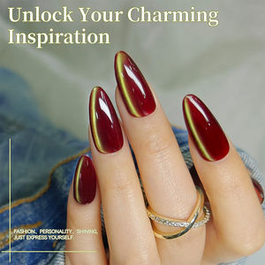 Esmalte de Uñas en Gel BORN PRETTY de 10 ml, Color Jade Escarlata, Efecto Ojo de Gato, Marca Privada OEM, Logotipo Personalizado, Nuevos Colores, Esmalte de Gel Rojo Efecto Ojo de Gato, Libre de TPO - Product Image 4