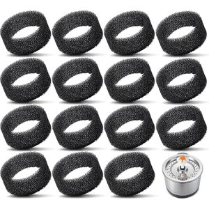 Cartucho de filtro de acero inoxidable negro lavable para fuente de agua para mascotas, núcleo de repuesto - Product Image 1