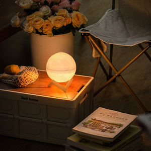 Venta caliente <span class=keywords><strong>Led</strong></span> 3D Nightlight Atmósfera Luna Luz <span class=keywords><strong>Control</strong></span> remoto Sensor táctil Iluminación Creative Saturn Light - Product Image 3