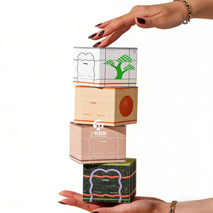 Nuevas Cajas de Papel para Empaque de Café con Impresión UV Personalizada, Cartones Plegables de Cartón Blanco Grueso para Té de Hierbas - Product Image 1