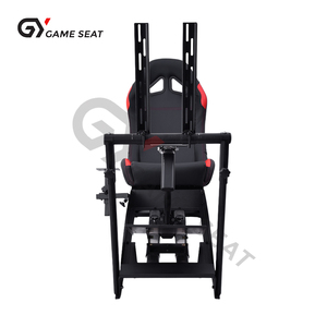 GY046-2 Sim đua lái xe giả lập ghế xe đua trò chơi chơi đua xe giả lập buồng lái với khung máy tính - Product Image 5
