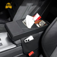 Coussin de repose-bras universel en cuir PU pour voiture, housse de console centrale confortable, accessoires intérieurs automobiles en gros