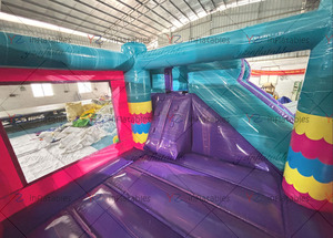 Combo Inflable con Diseño <span class=keywords><strong>de</strong></span> Llama, Castillo Inflable con Tobogán para Niños, Ideal para Alquiler en Fiestas - Product Image 6