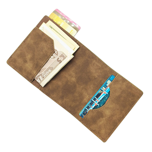Portacarte RFID in Pelle PU Personalizzato all'Ingrosso con Foglio Metallico Pop-up per Sublimazione, <span class=keywords><strong>Portafoglio</strong></span> <span class=keywords><strong>a</strong></span> <span class=keywords><strong>Scatto</strong></span> in Lega di Alluminio per <span class=keywords><strong>Uomo</strong></span> - Product Image 4
