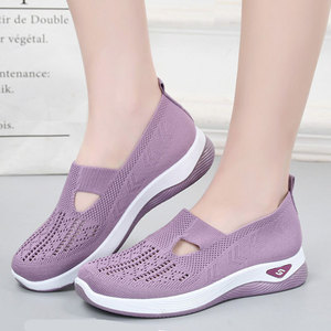 TEMU2025 Zapatos Casuales de Primavera Verano para Mujer, Nueva Tendencia de Moda para Madres de Mediana Edad y Mayores, Diseño Cómodo y Fácil de Poner - Product Image 3