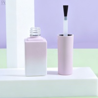 Nouveau design 2026 – Bouteille en verre vide de 10 ml/11 ml de haute qualité avec logo personnalisé OEM/ODM pour vernis à ongles gel UV avec pinceaux et capuchon