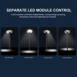 Meilleure Vente IP65 Étanche LED Solaire Jardin Lumières Rondes avec <span class=keywords><strong>D</strong></span>étecteur de Mouvement pour Paysage Extérieur pour Cour et Jardin - Product Image 6