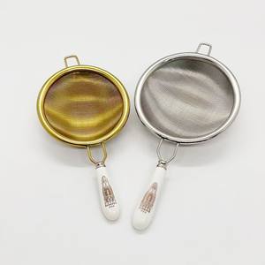 המפעל לספק ישיר נירוסטה תה מסננת infuser מסנן תה רשת משפך עמיד תה מתכת עמיד - Product Image 2