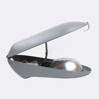 Lampe de rue à halogène ABS en gros à bas prix, 150W, alimentée en courant alternatif, étanche IP66, pour extérieur, gris, garantie 2 ans