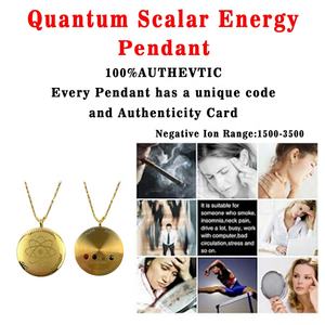 CAMAZ grosir liontin satelit hitam perhiasan kalung energi <span class=keywords><strong>Quantum</strong></span> Kesehatan - Product Image 3