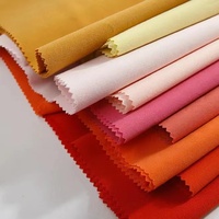 Tela de sarga elástica tr, fibra corta de poliéster, núcleo de viscosa, hilo tejido para pantalones, ropa, moda