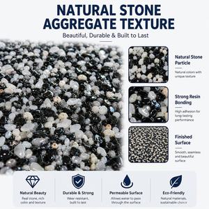 Gravier décoratif rose, écologique, facile à installer, galets paysagers d'extérieur, anti-jaunissement, couleur inaltérable, <span class=keywords><strong>pierre</strong></span> incassable pour <span class=keywords><strong>jardin</strong></span> - Product Image 2