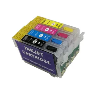 604 604xl Refillable Ink Cartridge With Chip And Chip Resetter For Epson XP- 2200 2205 3200 3205 4200 4205 WF-2910 2930 2935 2950
