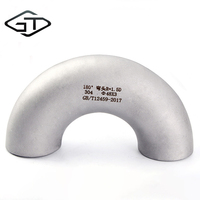 Raccord de tuyauterie en acier au carbone Lr Bw à 15, 22,5, 30, 45, 60, 70, 75, 90, 120, 135 degrés et en acier inoxydable 304 316L pour l'ingénierie