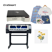 Nouvelle imprimante DTF entièrement automatique XP600 A1 60CM à double tête, four de séchage et agitateur pour impression de films sur T-shirts 24 pouces, garantie 3 ans