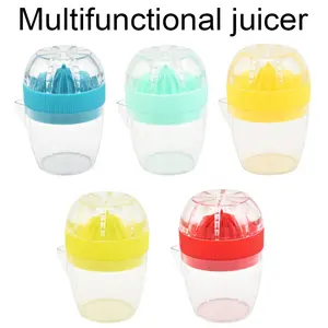 Manual Lemon Squeezer Mini Manual Press Fruit Juicer With 125ml Container Bottle Robust Kitchen Tool Hand Juicer