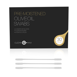 Olive Oil Portable Double-headed Reusable Ear <span class=keywords><strong>Stick</strong></span> In Box Makeup Silicone Cotton Swab - Product Image 1