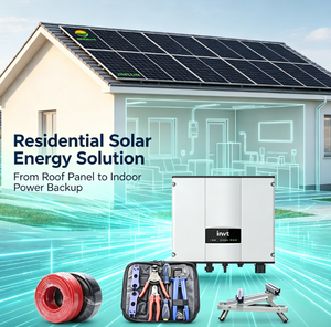 ระบบโซลาร์เซลล์แบบเชื่อมต่อกับระบบไฟฟ้าสาธารณะ ประสิทธิภาพสูง 5kw 8kw 10kw 12kw 20kw 30kw สำหรับบ้านพักอาศัย โซลูชั่นพลังงานบนหลังคา 8kw 710w ระบบโซลาร์เซลล์แบบเชื่อมต่อกับระบบไฟฟ้าสาธารณะ - Product Image 4