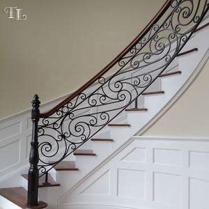 Barandillas de Hierro Forjado TL, Diseños de Barandillas de Acero para <span class=keywords><strong>Escaleras</strong></span>, Pasamanos de Hierro Forjado - Product Image 6
