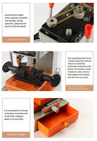 Machine à clés, outils de serrurier, machine à clés universelle portable, machine à découper les clés
