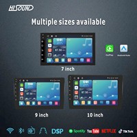 Système stéréo de voiture 7 pouces Écran tactile Carplay DSP Wifi Gps Mirror Link OEM ODM Autoradio Écran de voiture
