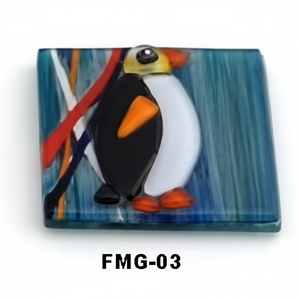 แม่เหล็กติดตู้เย็นรูปตาชั่วร้ายขนาด5x5ซม. แม่เหล็กตกแต่งที่มีเอกลักษณ์และมีสไตล์ - Product Image 1