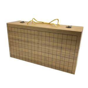 Panneau d'impression de logo personnalisé naturel d'échecs de haute qualité Chine Go boîte de jeu boîte de rangement en bois - Product Image 5