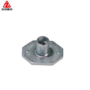 Écrous en t à insertion de fil de bois personnalisé, usine de chine, écrous en T 3/8 5/16 <span class=keywords><strong>M8</strong></span> M10, écrou en t à quatre griffes en acier inoxydable - Product Image 2