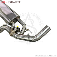Sistema de Escape Catback con Válvulas SS304 para Mercedes GLE63 ML63 W166, Sistema de Silenciador de Alto Rendimiento con Control Remoto