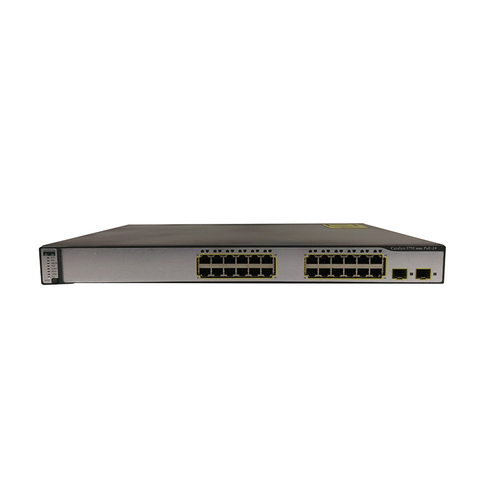 WS-C3750-24TS-S 3750 Series Cata lyst network switch 3750 24 10/100 + 2 SFP + IPB Image