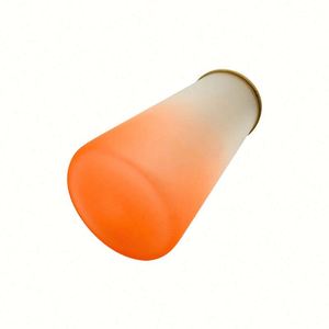 Vaso de Cerveza con Forma de Lata, Botella de Agua de 18 oz, Vaso Sublimable en Blanco, Vaso Esmerilado de 18 oz, Vaso Tipo Mason con Tapa de Bambú y Pajita - Product Image 4