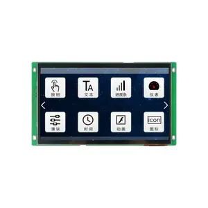 DACAI Tft Display 1024*600 10.1 Touch Screen LCD Module with Driver Board Touch Screen 10 Inch Black OEM RGB Connector
