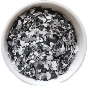 Mix Color mica flakes for auxiliary agent of coatings