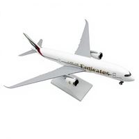 Modèle d'avion Emirates A350 de 30 cm, avion de passagers Airbus, modèle en résine solide, objet de collection