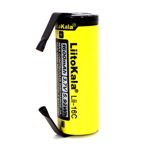LiitoKala Lii-16c ICR18500 1600mAh 3.7V Li-Ion 18500 avec <span class=keywords><strong>feuilles</strong></span> <span class=keywords><strong>de</strong></span> nickel <span class=keywords><strong>batterie</strong></span> Rechargeable pour outils électriques - Product Image 2