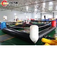 Livraison gratuite gonflable plein d'entrain anneau de boxe lutte parcours d'obstacles arène jeu de Sport à vendre