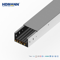 Goulotte de câblage en acier inoxydable SS304 passifé et trempé certifiée NEMA Hdmann pour la distribution électrique industrielle