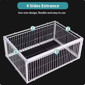 Cage piège à pigeons sans sortie, en métal traité sous pression, épaissi et crypté, pour pigeons voyageurs, fermes, garages, pigeons de chair, jardins - Product Image 3