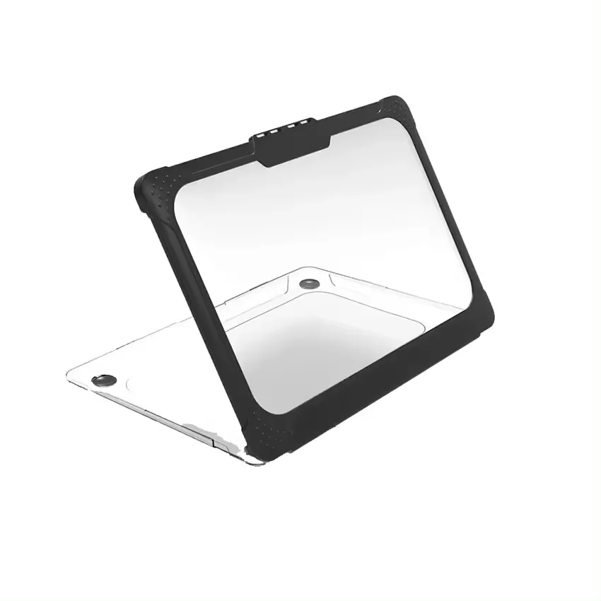 Housse rigide en caoutchouc personnalisée OEM de 13 pouces pour ordinateur portable coque de protection transparente et robuste pour Apple Macbook Air A2337