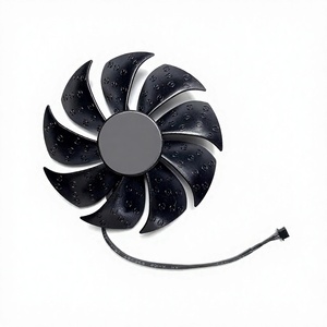 Ventiladores de GPU de 86 mm, DC12V, 0.55A, 4 pines, PLD09220S12HH, para tarjetas gráficas <span class=keywords><strong>EVGA</strong></span> GeForce RTX3050 <span class=keywords><strong>3060</strong></span> 3060ti XC, color negro, repuesto (Ventilador-B), en stock. - Product Image 1