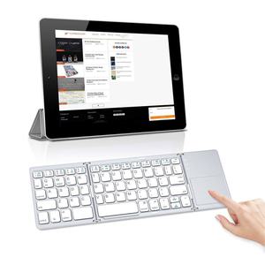 Hot Sale Foldable Touchpad Portable Wireless Rechargeable Slim Pocket Folding Keyboard - Product Image 3