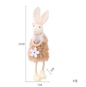 3 ชิ้น/แพ็ค ของตกแต่งอีสเตอร์ใหม่ จี้รูปกระต่าย ของตกแต่งบ้านสำหรับเทศกาลอีสเตอร์ จี้สำหรับตกแต่งหน้าต่าง ขายส่ง - Product Image 6