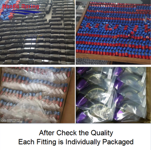 مخصص أسود أرجواني AN4 AN6 AN8 AN10 AN12 مستقيم 45 درجة 90 خرطوم تجعيد سريع التحرير للسيارة الأداء - Product Image 6