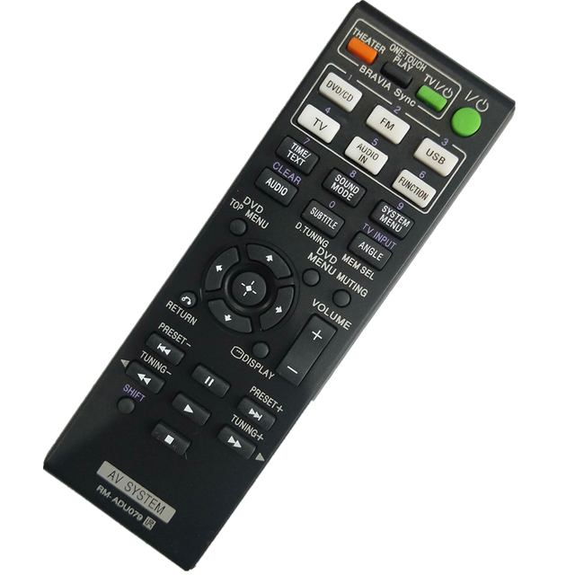 High Quality AV SYSTEM RM-ADU079 IR Remote Controller for SONY Hometheater